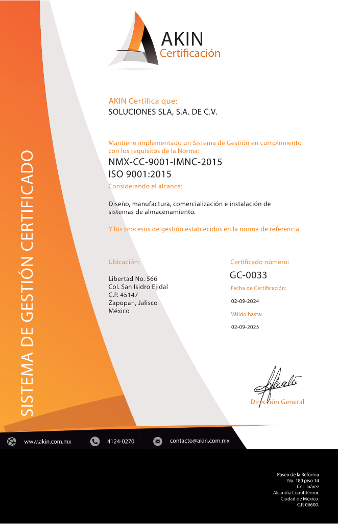 Certificado-SLA-ISO-9001